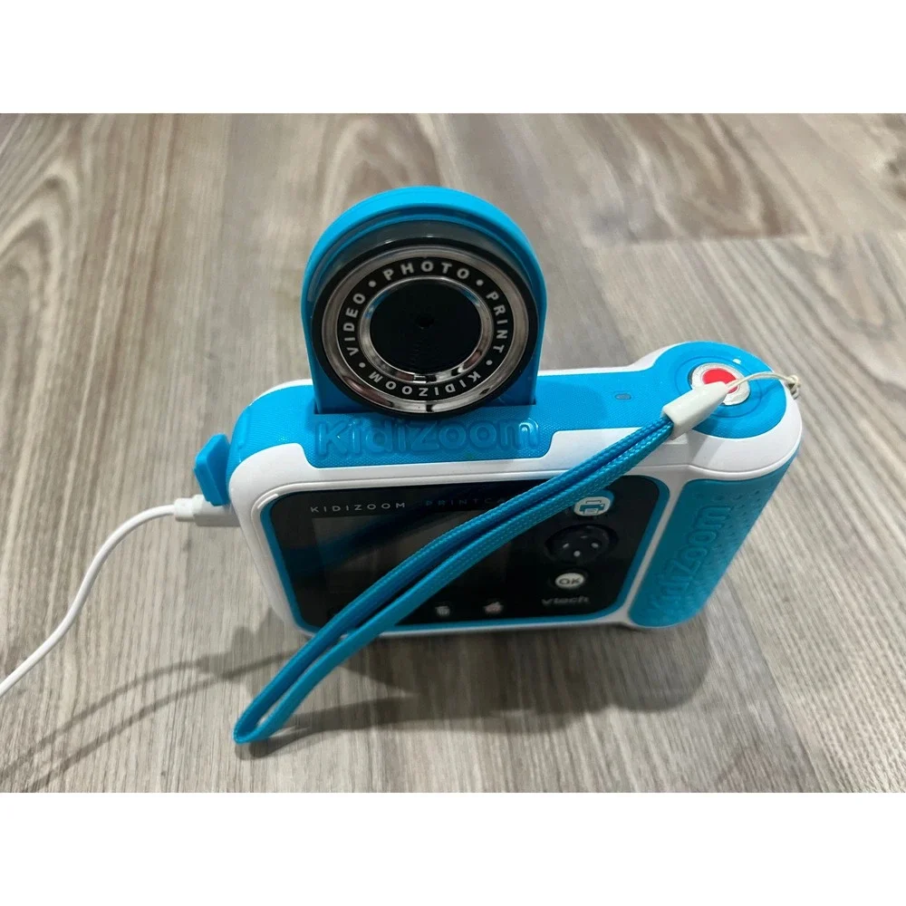 VTech KidiZoom PrintCam Blue Digital Camera and Video Recorder with Printer